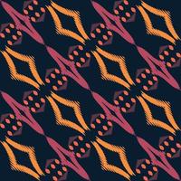 Batik Textile Motif ikat flower seamless pattern digital vector design for Print saree Kurti Borneo Fabric border brush symbols swatches designer