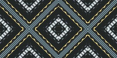 ikkat o ikat diamante batik textil diseño vectorial digital de patrones sin fisuras para imprimir saree kurti borneo borde de tela símbolos de pincel diseñador de muestras vector