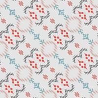 Batik Textile ikat design seamless pattern digital vector design for Print saree Kurti Borneo Fabric border brush symbols swatches designer