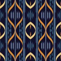 ikat diseña un patrón cruzado tribal sin costuras. étnico geométrico batik ikkat vector digital diseño textil para estampados tela sari mughal cepillo símbolo franjas textura kurti kurtis kurtas