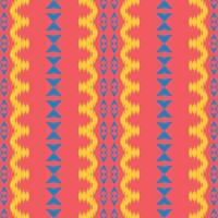 étnico ikat diamante batik textil patrón sin costuras diseño vectorial digital para imprimir saree kurti borde de tela símbolos de pincel muestras ropa de fiesta vector