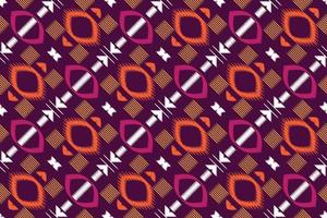 ikat textura batik textil patrón sin costuras diseño vectorial digital para imprimir saree kurti borneo borde de tela símbolos de pincel muestras diseñador vector