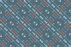 Ikat seamless tribal African Geometric Traditional ethnic oriental design for the background. Folk embroidery, Indian, Scandinavian, Gypsy, Mexican, African rug, wallpaper. vector