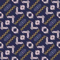 Ethnic ikat triangle batik textile seamless pattern digital vector design for Print saree Kurti Borneo Fabric border brush symbols swatches stylish
