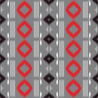 Batik Textile Ethnic ikat triangle seamless pattern digital vector design for Print saree Kurti Borneo Fabric border brush symbols swatches stylish