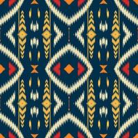 ikat flores tribales africanas de patrones sin fisuras. étnico geométrico batik ikkat vector digital diseño textil para estampados tela sari mogol cepillo símbolo franjas textura kurti kurtis kurtas