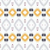 Motif ikat background seamless pattern digital vector design for Print saree Kurti Borneo Fabric border brush symbols swatches party wear