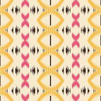 Motif ikat chevron batik textile seamless pattern digital vector design for Print saree Kurti Borneo Fabric border brush symbols swatches designer