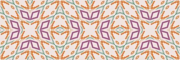 Batik Textile Motif ikat print seamless pattern digital vector design for Print saree Kurti Borneo Fabric border brush symbols swatches cotton