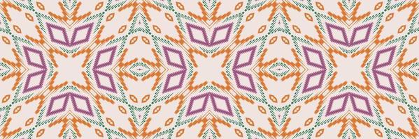 batik motivo textil ikat imprimir patrón sin costuras diseño vectorial digital para imprimir saree kurti borneo borde de tela símbolos de pincel muestras de algodón vector