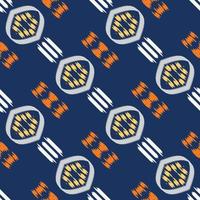 Batik Textile ikat stripe seamless pattern digital vector design for Print saree Kurti Borneo Fabric border brush symbols swatches designer