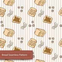 seamless pattern with bakery illustration vector