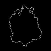 mapa de zurich, cantones de suiza. ilustración vectorial vector