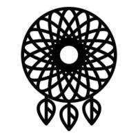 Dream catcher icon simple style Royalty Free Vector Image