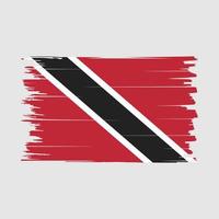 Trinidad Flag Brush Vector