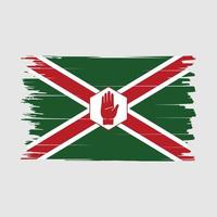 Northern Ireland Flag Brush Vector