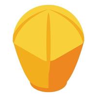 Culture floating lantern icon, isometric style vector