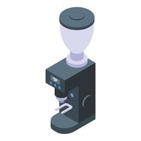 Coffee machine icon, isometric style vector