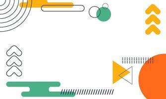 fondo geométrico moderno abstracto. ilustración de fondo de vector para presentación de educación