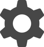 gear sign utility vector