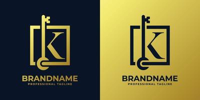 Letter K Key Logo vector