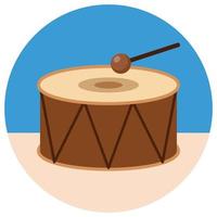 Ramadan icon for drum. vector