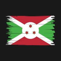 Burundi Flag Brush Vector