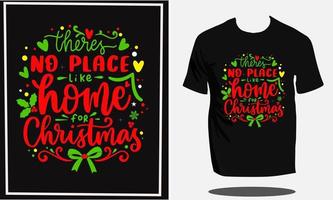 diseño de camiseta de navidad o camiseta de tipografía de navidad y diseño de camiseta de santa o vector