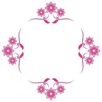 Flower vector icon design template illustration