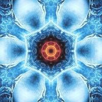 Abstract kaleidoscope background. Beautiful multicolor kaleidosc photo