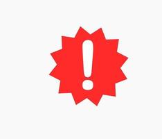 exclamation mark, Warning  alert road sign icon vector