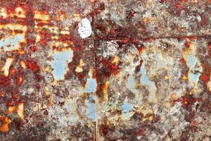 Detailed close up surface of rusty metal and steel with lots of corrosion in high resolution photo