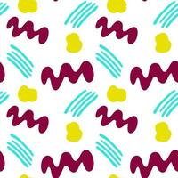 Vector pattern with spots and stripes