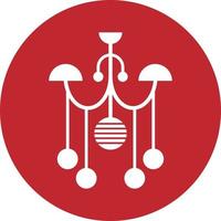 Chandelier Flat Icon vector