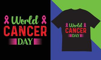 World cancer day SVG Design. vector