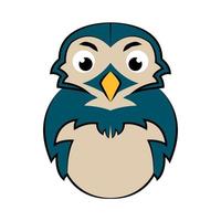 color image of owl. Good use for symbol, mascot, icon, avatar, tattoo,T-Shirt design, logo or any design. vector