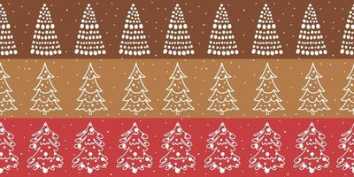 Winter and Christmas Themed Seamless Pattern vector
