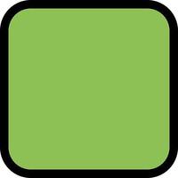 Box Checkbox Unchecked  Flat Color Icon Vector icon banner Template