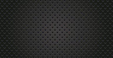 Black perforated metal background. Metal texture steel, carbon fiber background. Perforated sheet metal. vector