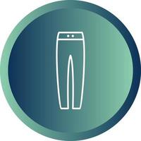 Unique Warm Trouser Vector Line Icon