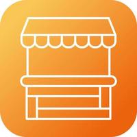 Food Stand Vector Icon