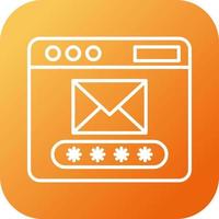 Mail Code Vector Icon