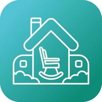 Retirement Home Vector Icon