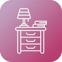 Nightstand Vector Icon