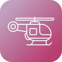 Helicopter Vector Icon