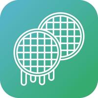 Waffle Vector Icon
