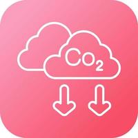 icono de vector de co2