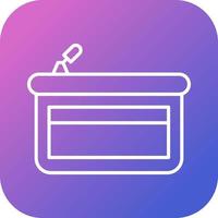 Pencil Case Vector Icon