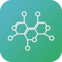 Molecule Structure Vector Icon