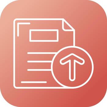 icono de vector de carga de archivos